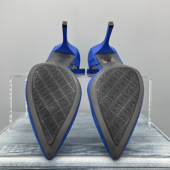 NEW Dream Pairs Women’s Ankle Strap Stiletto High Heels Blue Size 7.5 - Picture 7 of 9